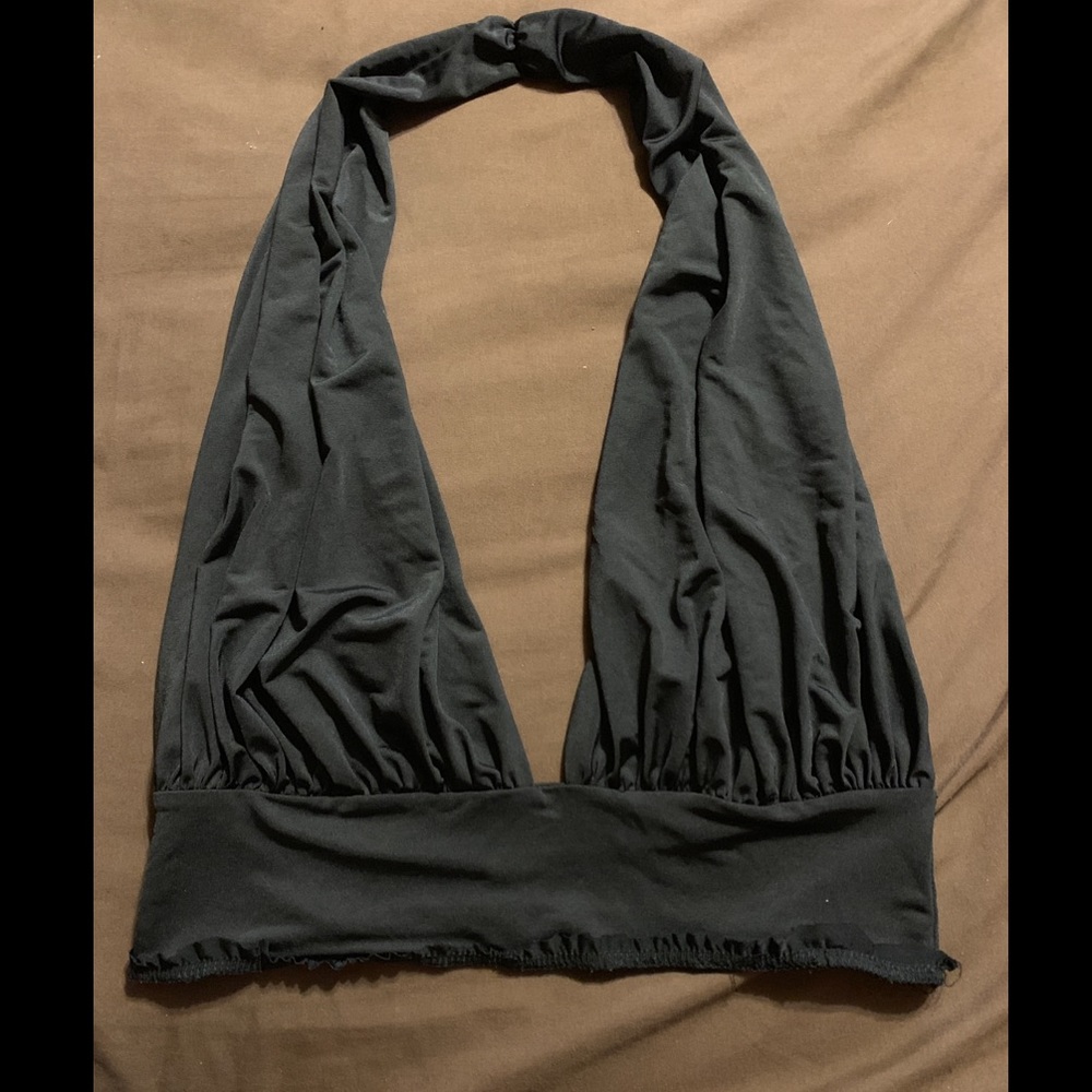Symphony black crop top